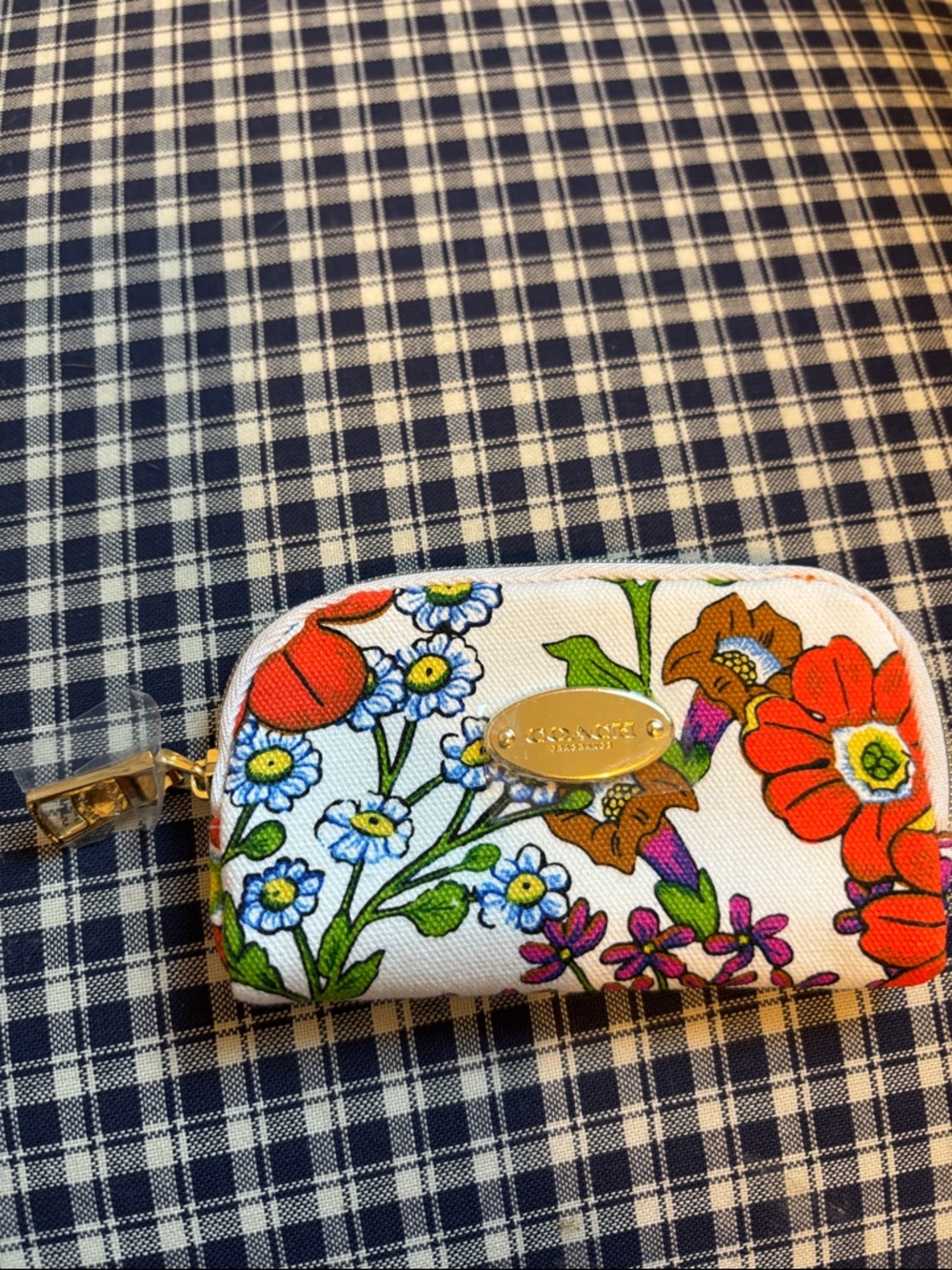 COACH Floral Small Zip Pouch - Picture 2 of 9
